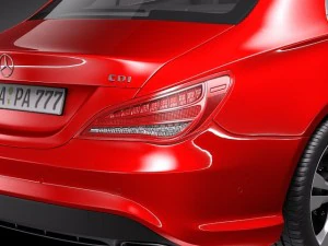 Mercedes-Benz CLA-class 2014 3D Model