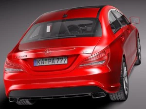 Mercedes-Benz CLA-class 2014 3D Model