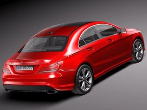 Mercedes-Benz CLA-class 2014 3D Model