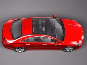 Mercedes-Benz CLA-class 2014 3D Model