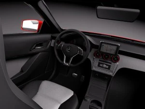 Mercedes-Benz CLA-class 2014 3D Model