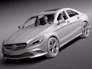 Mercedes-Benz CLA-class 2014 3D मॉडल