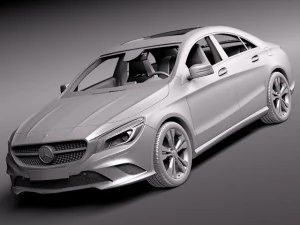 Mercedes-Benz CLA-class 2014 3D Model