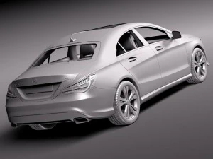 Mercedes-Benz CLA-class 2014 3D Model