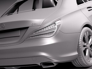 Mercedes-Benz CLA-class 2014 3D मॉडल
