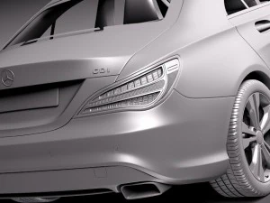 Mercedes-Benz CLA-class 2014 3D Model