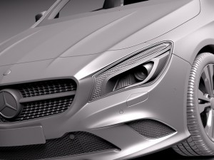 Mercedes-Benz CLA-class 2014 3D मॉडल