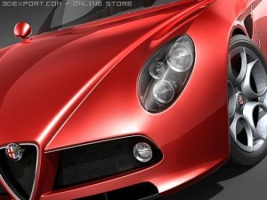 Alfa Romeo 8c Competizione Modèle 3D