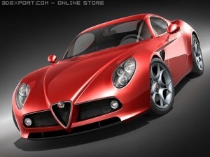 Alfa Romeo 8c Competizione Modèle 3D