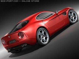 Alfa Romeo 8c Competizione Modèle 3D