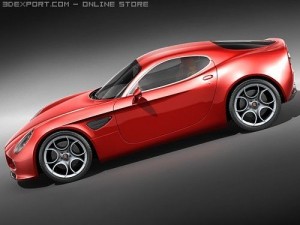 Alfa Romeo 8c Competizione Modèle 3D