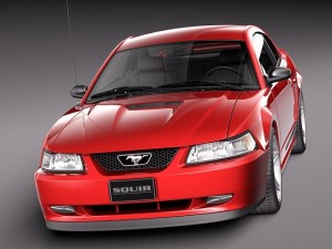 Mustang GT 1999-2004 3D Model