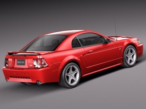 Mustang GT 1999-2004 3D Model