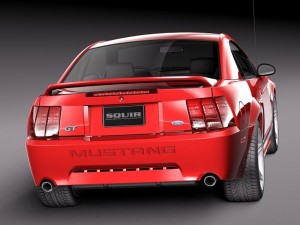 Mustang GT 1999-2004 3D Model