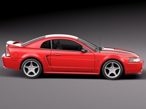 Mustang GT 1999-2004 3D Model