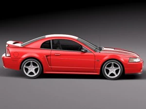 Mustang GT 1999-2004 3D Model
