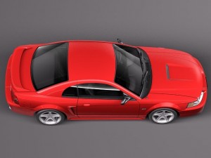 Mustang GT 1999-2004 3D Model