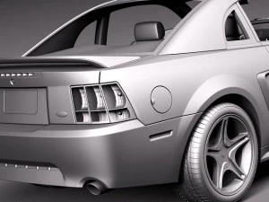 Mustang GT 1999-2004 3D Model