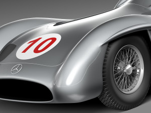 Mercedes-Benz W196 Typ R 1954-1955 3D Модель