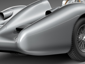 Mercedes-Benz W196 Typ R 1954-1955 3D Модель
