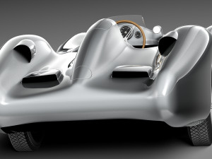 Mercedes-Benz W196 Typ R 1954-1955 3D Модель