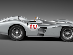 Mercedes-Benz W196 Typ R 1954-1955 3D Модель
