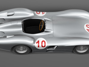 Mercedes-Benz W196 Typ R 1954-1955 3D Модель