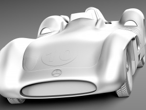 Mercedes-Benz W196 Typ R 1954-1955 3D Модель