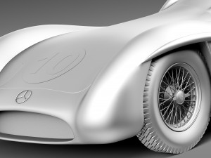 Mercedes-Benz W196 Typ R 1954-1955 3D Модель