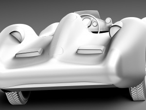Mercedes-Benz W196 Typ R 1954-1955 3D Модель