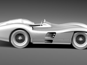Mercedes-Benz W196 Typ R 1954-1955 3D Модель