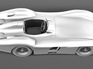Mercedes-Benz W196 Typ R 1954-1955 3D Модель
