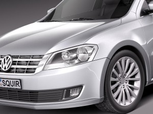 Volkswagen Lavida 2014 3D Модель