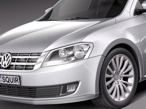 Volkswagen Lavida 2014 3D Model