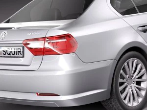 Volkswagen Lavida 2014 3D Model