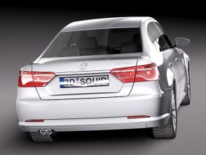Volkswagen Lavida 2014 3D Модель