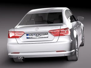 Volkswagen Lavida 2014 3D Model