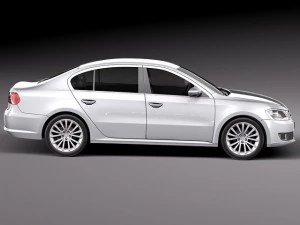Volkswagen Lavida 2014 3D Model