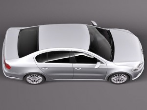 Volkswagen Lavida 2014 3D Модель