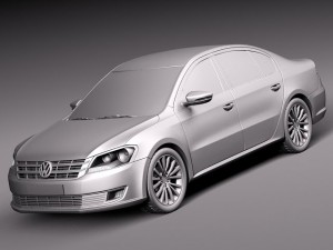 Volkswagen Lavida 2014 3D Модель