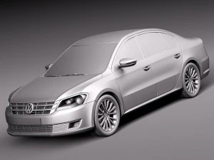 Volkswagen Lavida 2014 3D Model