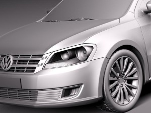 Volkswagen Lavida 2014 3D Модель