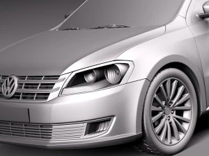 Volkswagen Lavida 2014 3D Model