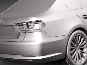 Volkswagen Lavida 2014 3D Model