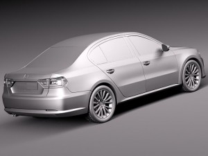 Volkswagen Lavida 2014 3D Модель