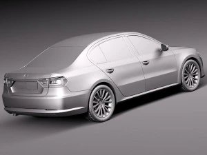 Volkswagen Lavida 2014 3D Model