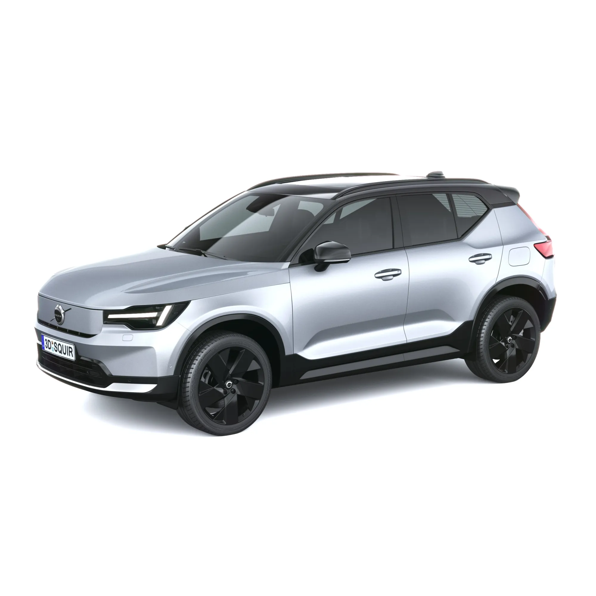 Volvo EX40 2027 3D Model .c4d .max .obj .3ds .fbx .stl .blend 