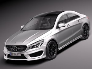 Mercedes-Benz CLA-class AMG 2014 3D Model
