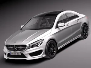 Mercedes-Benz CLA-class AMG 2014 3D Model