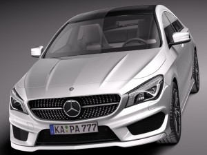 Mercedes-Benz CLA-class AMG 2014 Modello 3D